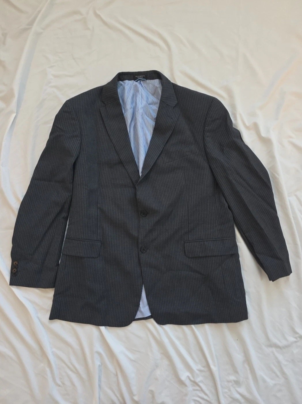 Tommy Hilfiger Men's Pinstripe Wool Blazer Size 46R